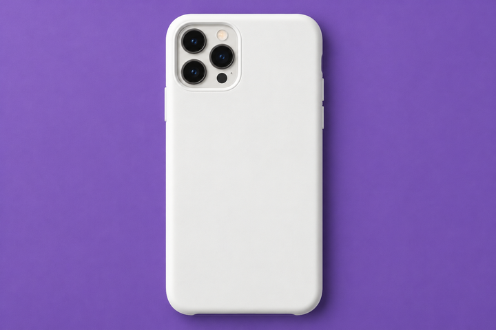 Phone Case - Violet Back View Mockup mockup template