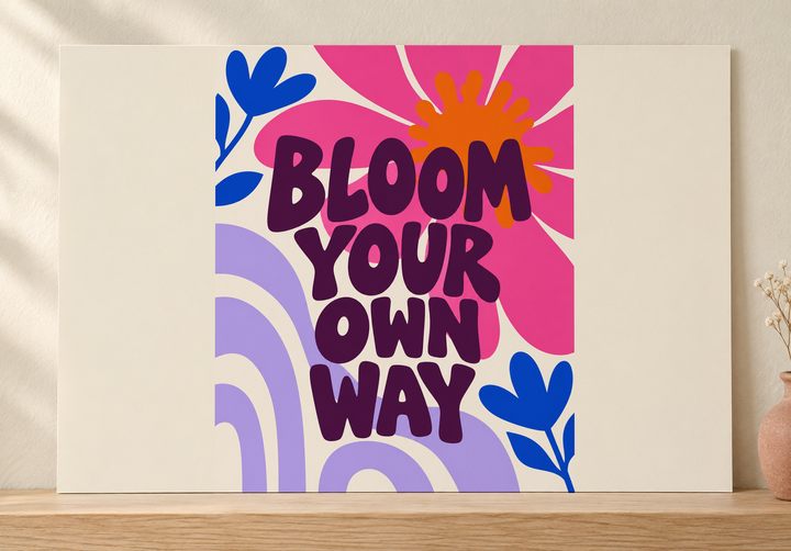 Colorful design on Matte Poster 3:2 landscape - Sunny Shelf, Sunny Shelf