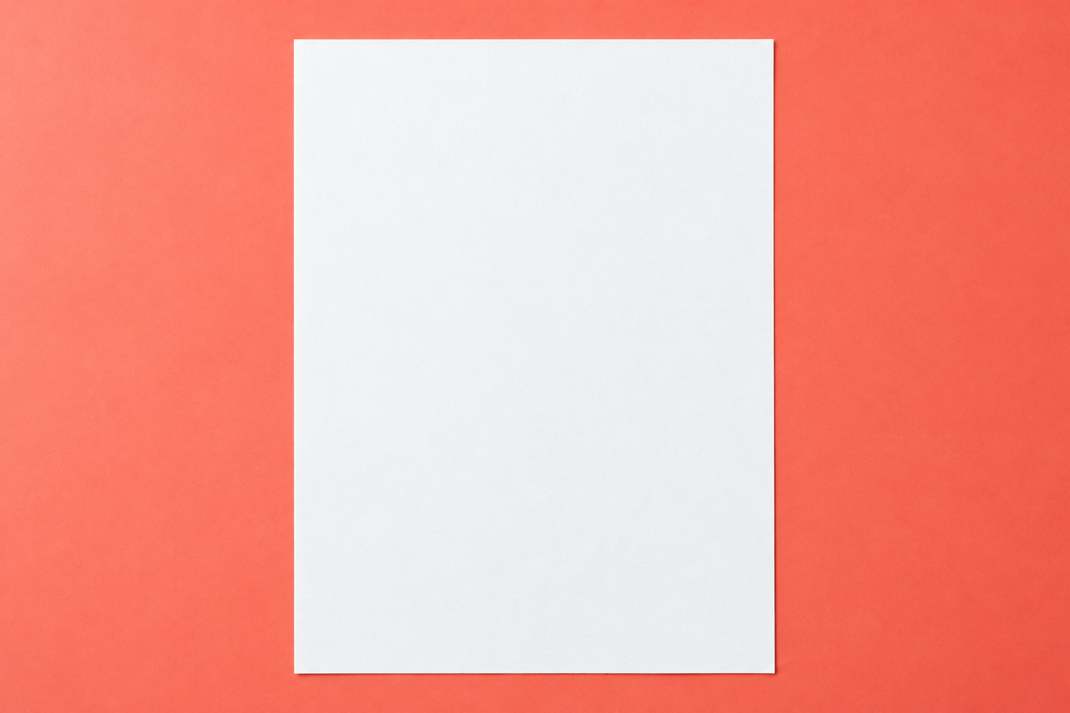 Portrait Poster - Coral Flat Lay Mockup mockup template preview