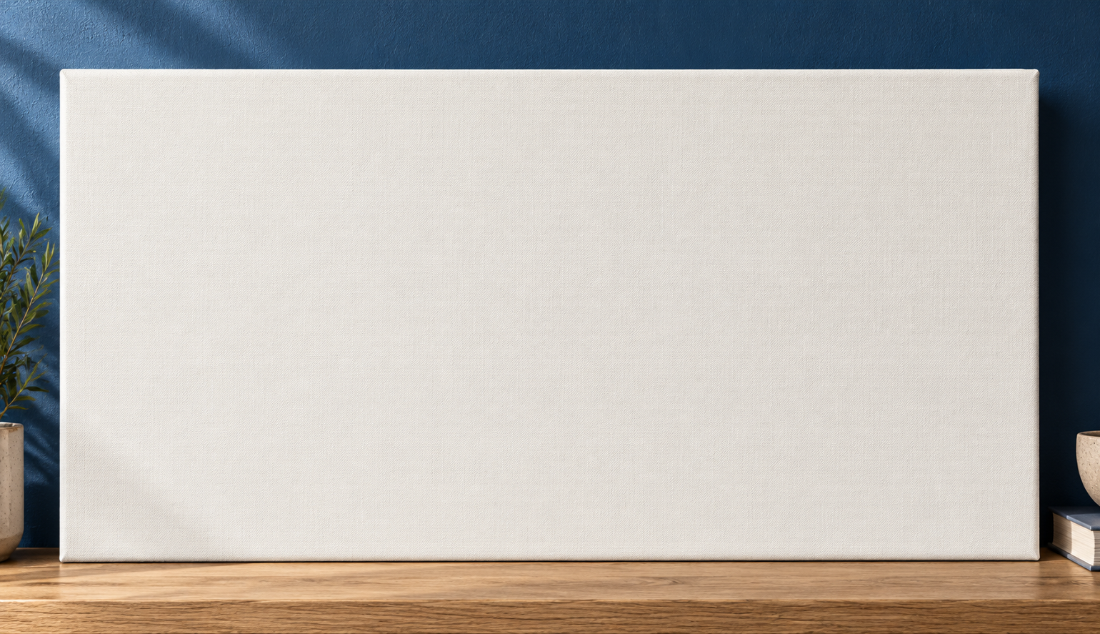Colorful design on Stretched Canvas 2:1 landscape - Cobalt Alcove, Cobalt Alcove