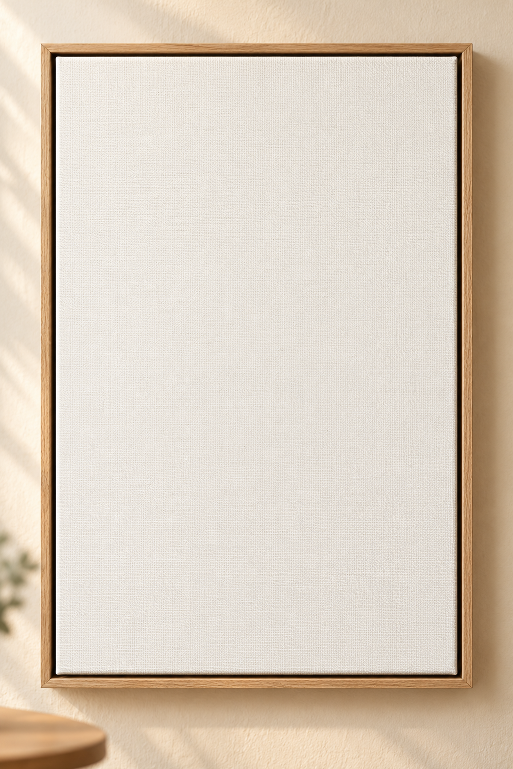 Colorful design on Framed Canvas 2:3 portrait - Bright Cafe Wall, Bright Cafe Wall