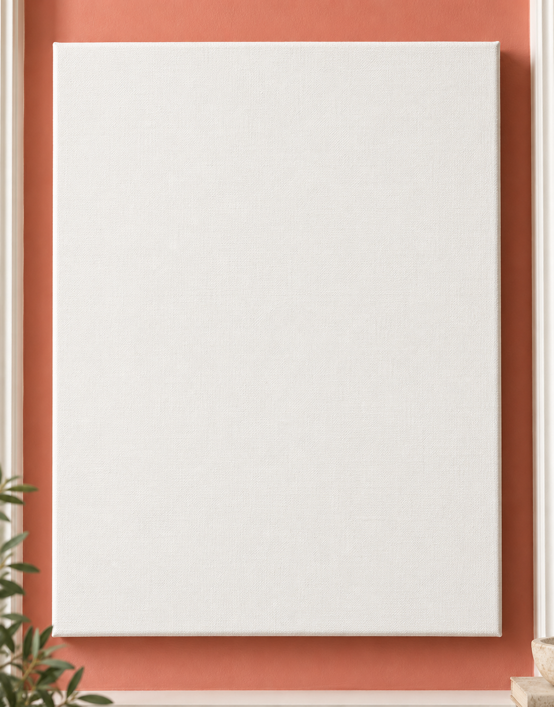 Colorful design on Stretched Canvas 3:4 portrait - Coral Niche, Coral Niche