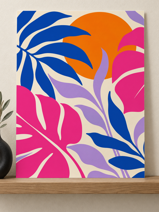 Colorful design on Matte Poster 3:4 portrait - Gallery Shelf, Gallery Shelf