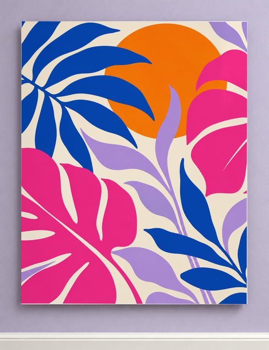 Colorful design on Metal Print 4:5 portrait - Lavender Gallery, Lavender Gallery