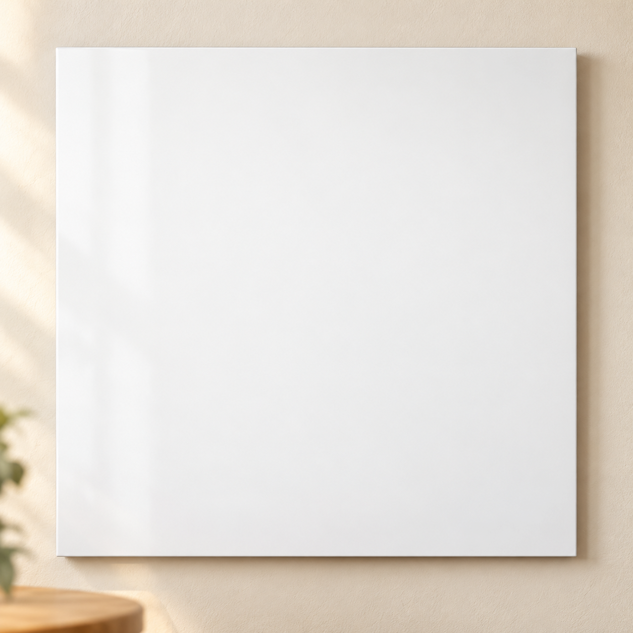 Colorful design on Metal Print 1:1 square - Bright Cafe Wall, Bright Cafe Wall