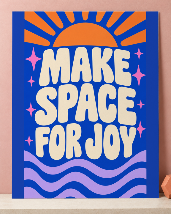 Colorful design on Matte Poster 4:5 portrait - Pink Studio, Pink Studio