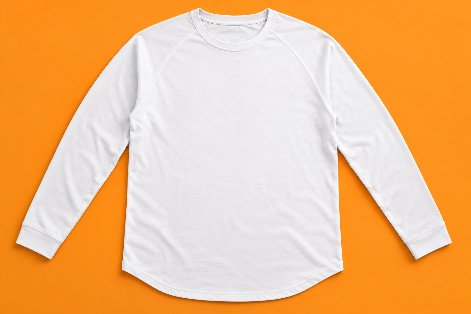 Raglan Shirt - Orange Studio Mockup mockup template preview