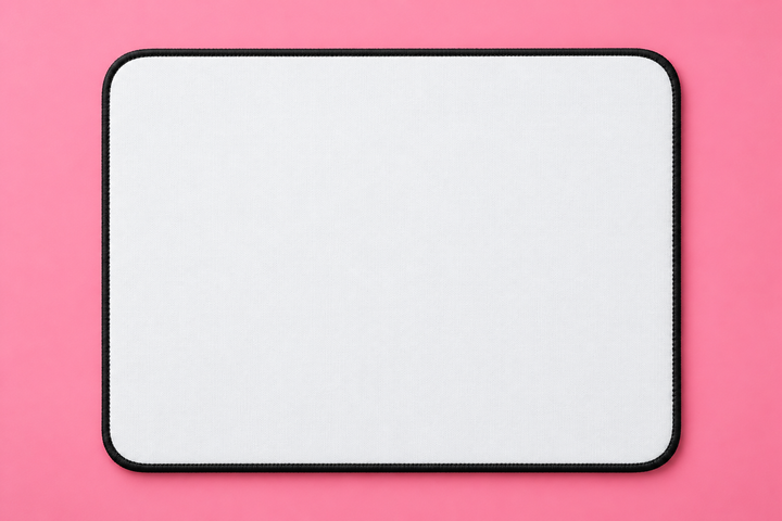 Mouse Pad - Pink Desktop Mockup mockup template