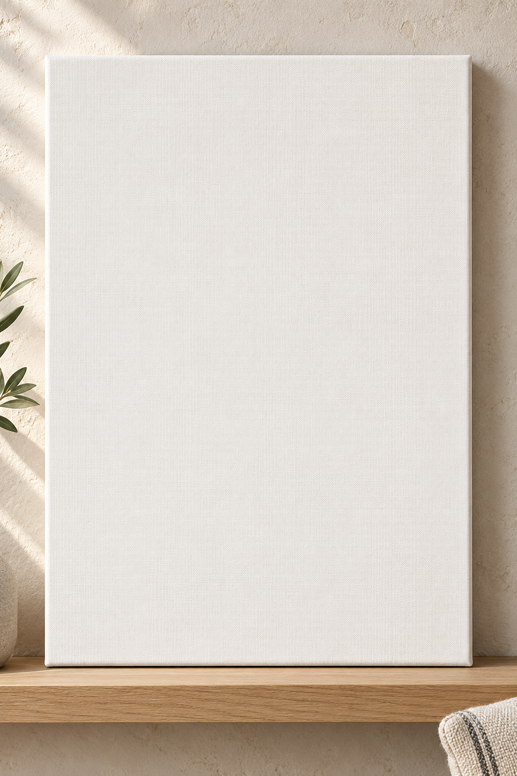 Colorful design on Stretched Canvas 7:10 portrait - Stone Reading Nook, Stone Reading Nook