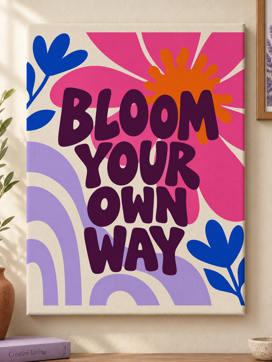 Colorful design on Stretched Canvas 3:4 portrait - Creative Office, Creative Office