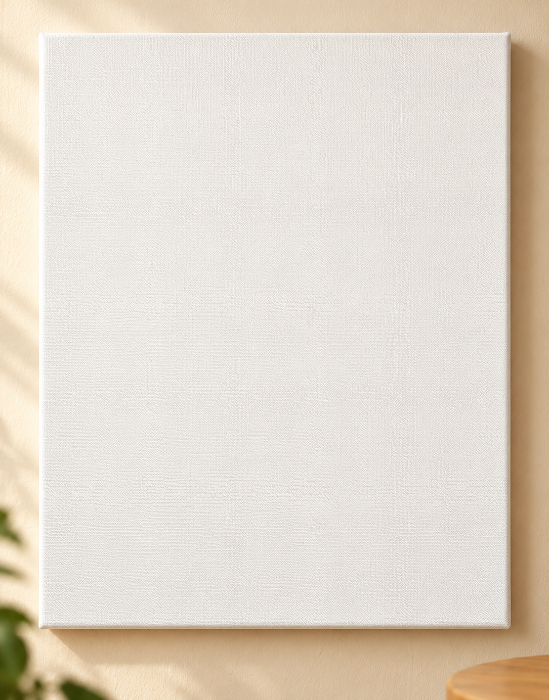 Colorful design on Stretched Canvas 11:14 portrait - Bright Cafe Wall, Bright Cafe Wall