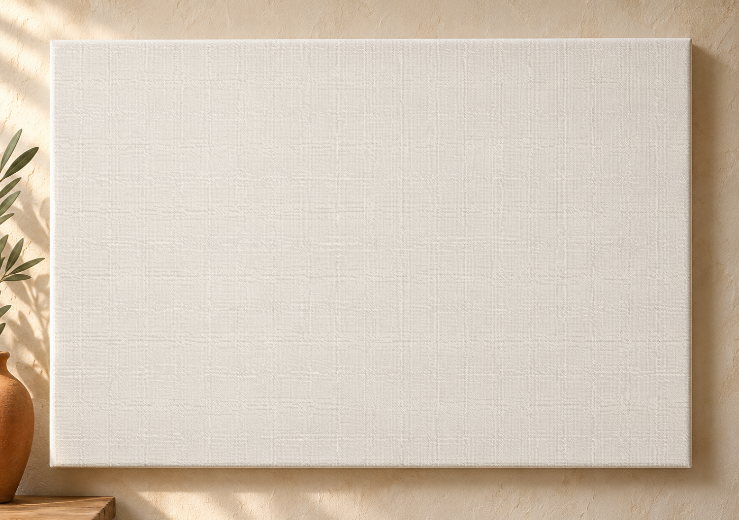 Colorful design on Stretched Canvas 3:2 landscape - Sunlit Plaster, Sunlit Plaster