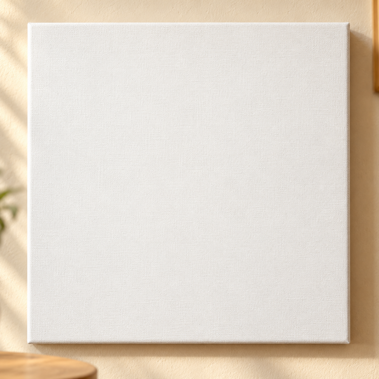 Colorful design on Stretched Canvas 1:1 square - Bright Cafe Wall, Bright Cafe Wall