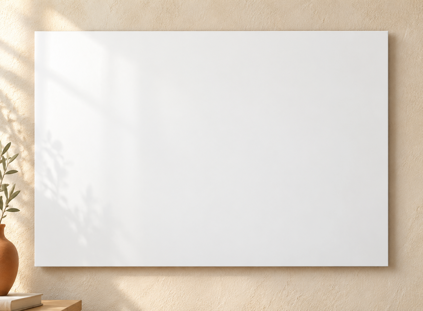 Colorful design on Metal Print 3:2 landscape - Sunlit Plaster, Sunlit Plaster