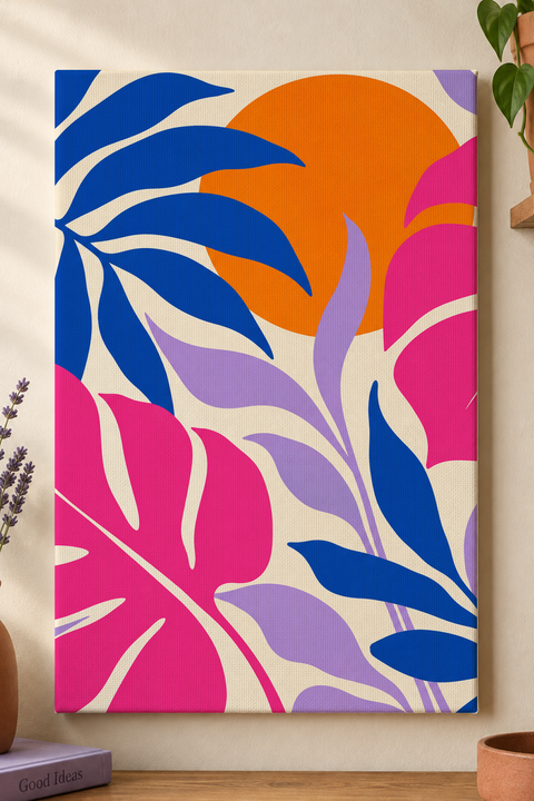 Colorful design on Stretched Canvas 2:3 portrait - Creative Office, Creative Office