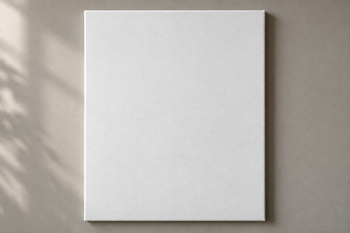 Canvas Wall Art, blank product shown in front-facing wall canvas.