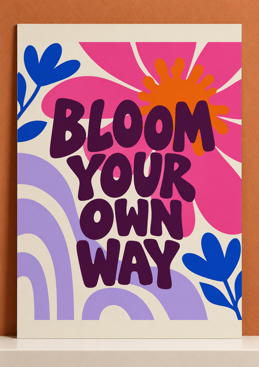 Colorful design on Matte Poster ISO A portrait - Orange Gallery, Orange Gallery