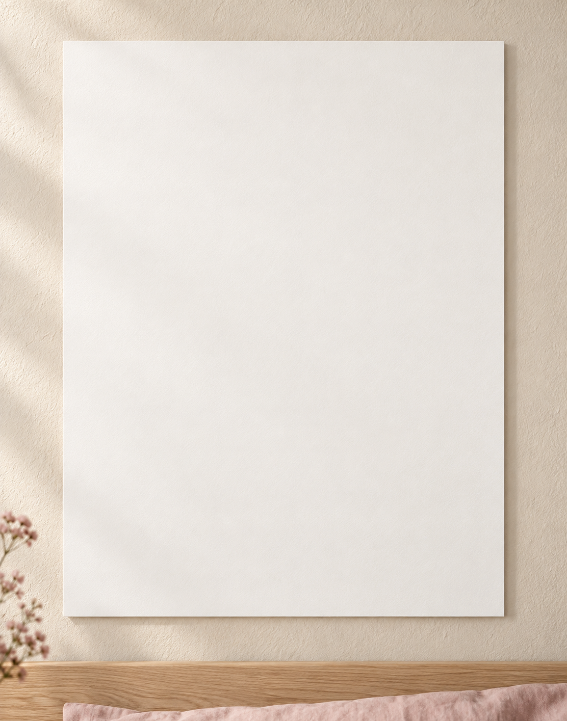 Colorful design on Matte Poster 11:14 portrait - Quiet Bedroom, Quiet Bedroom