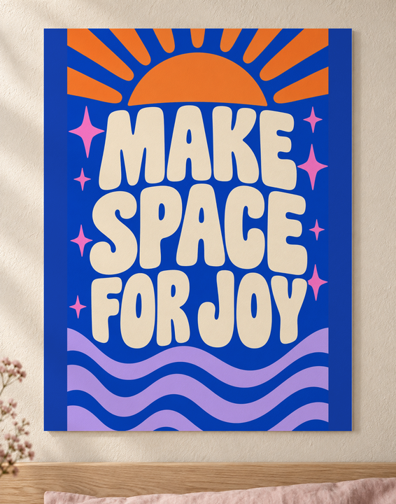 Colorful design on Matte Poster 11:14 portrait - Quiet Bedroom, Quiet Bedroom
