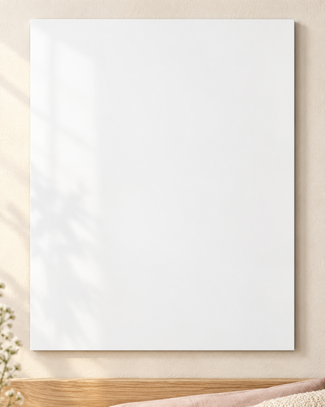 Colorful design on Metal Print 4:5 portrait - Quiet Bedroom, Quiet Bedroom