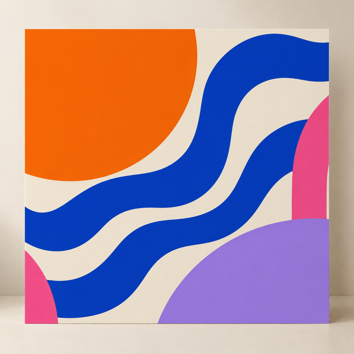 Colorful design on Matte Poster 1:1 square - Neutral Studio, Neutral Studio