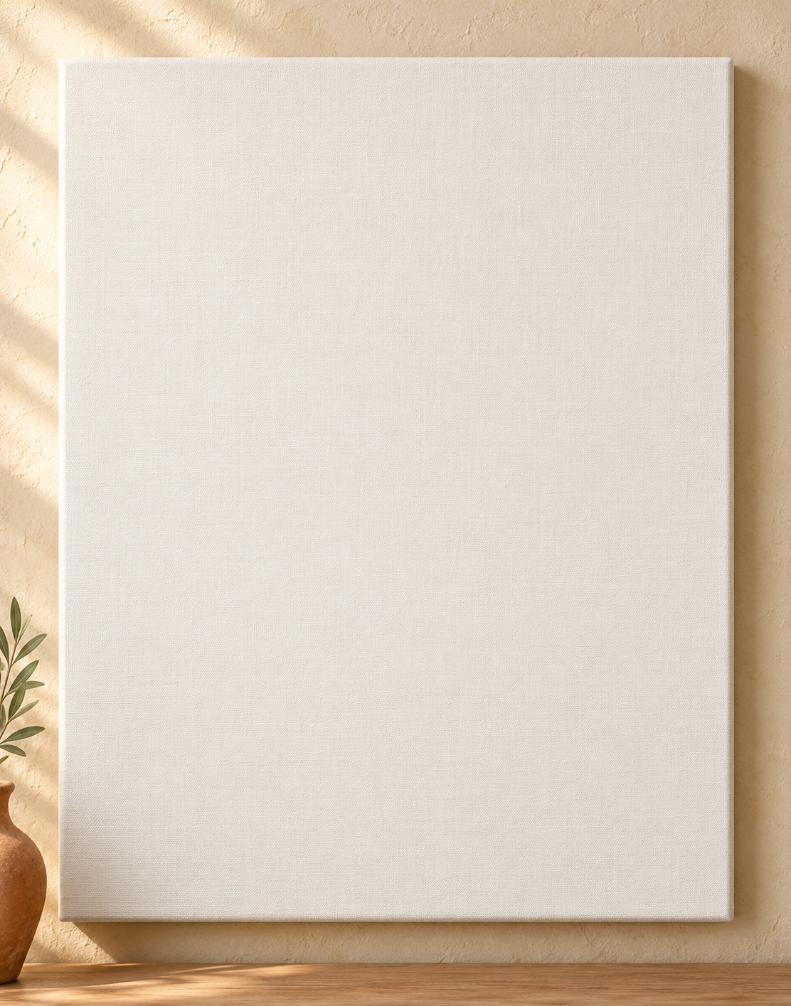 Colorful design on Stretched Canvas 11:14 portrait - Sunlit Plaster, Sunlit Plaster