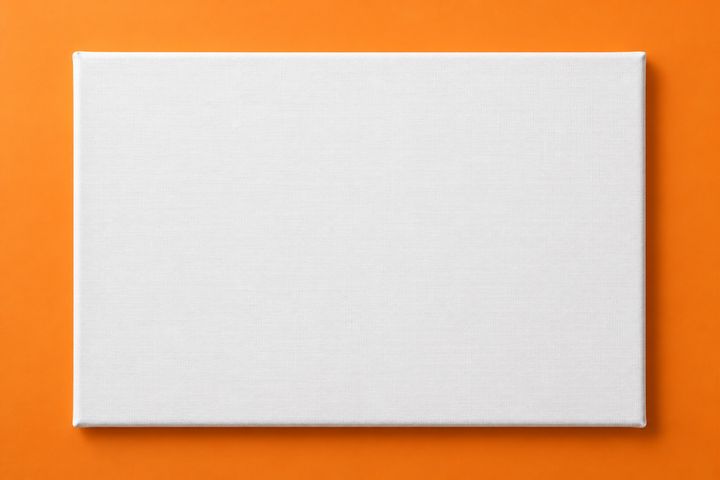 Landscape Canvas - Orange Gallery Mockup mockup template