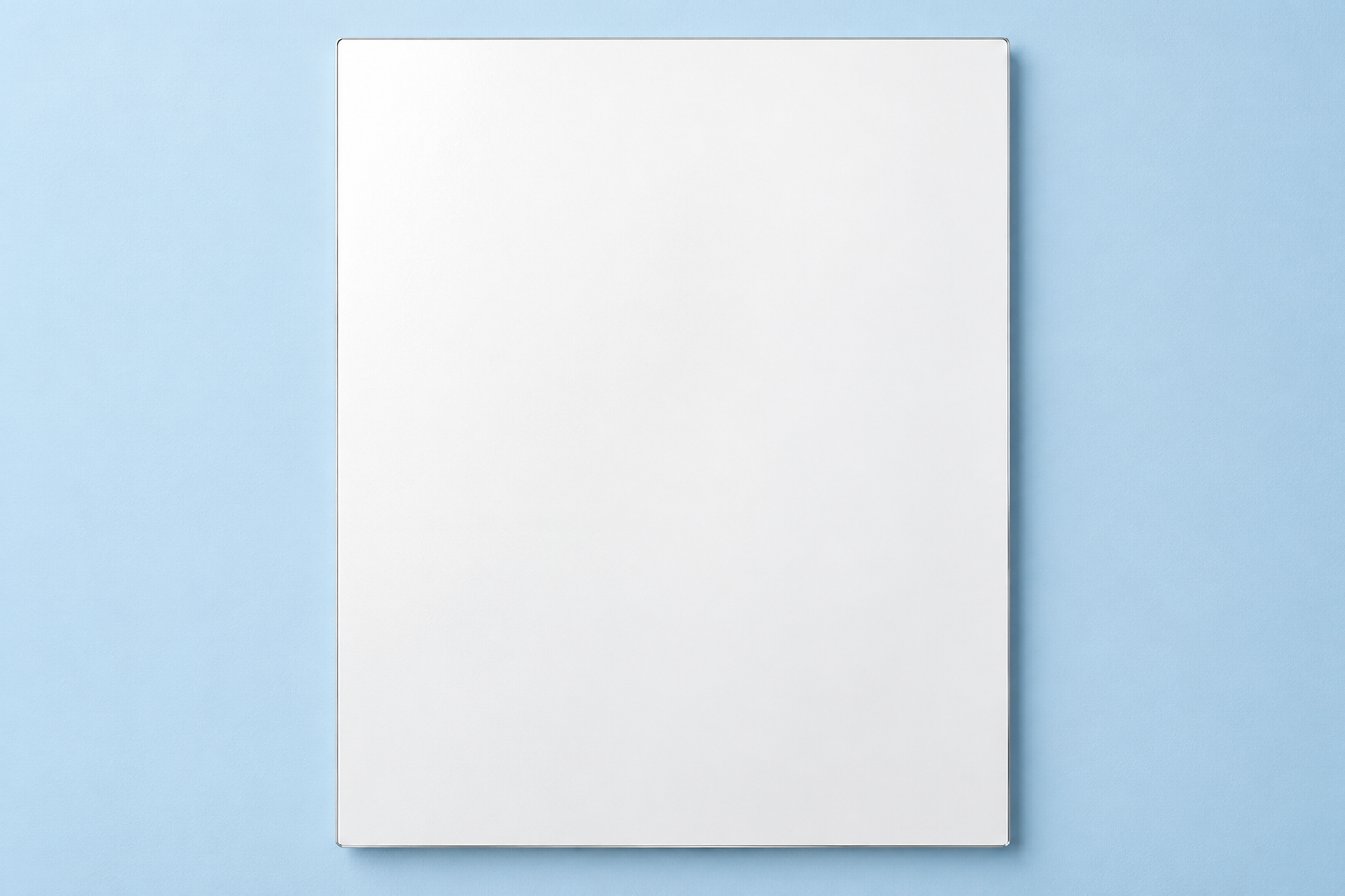 Metal Art Print - Blue Gallery Mockup mockup template preview