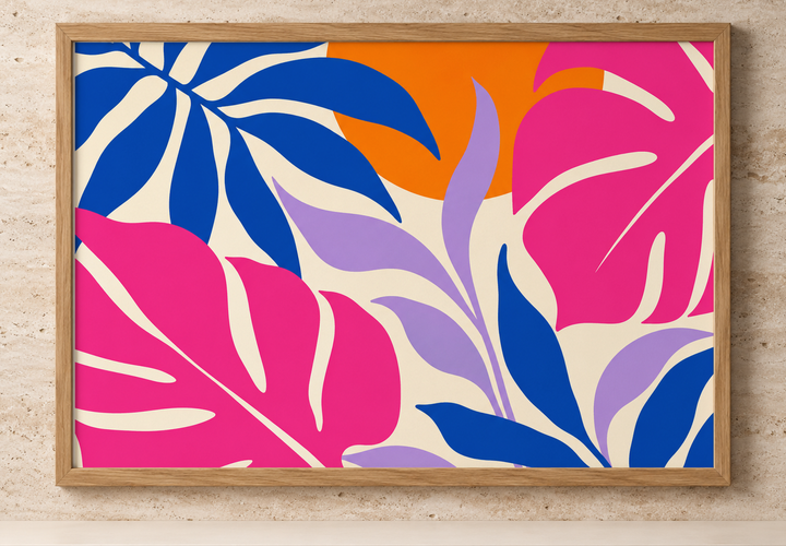 Colorful design on Framed Poster 3:2 landscape - Travertine Gallery, Travertine Gallery