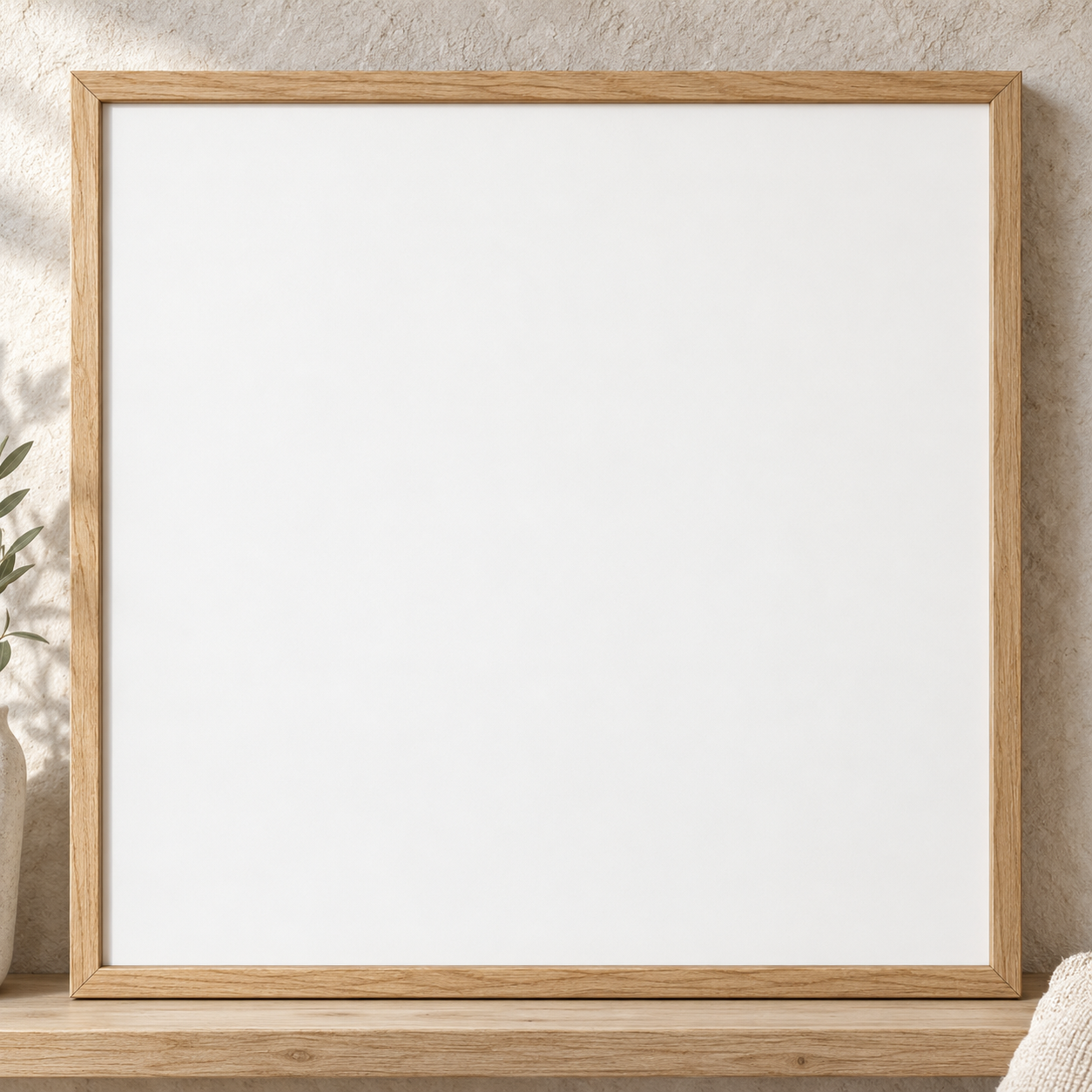 Colorful design on Framed Poster 1:1 square - Stone Reading Nook, Stone Reading Nook