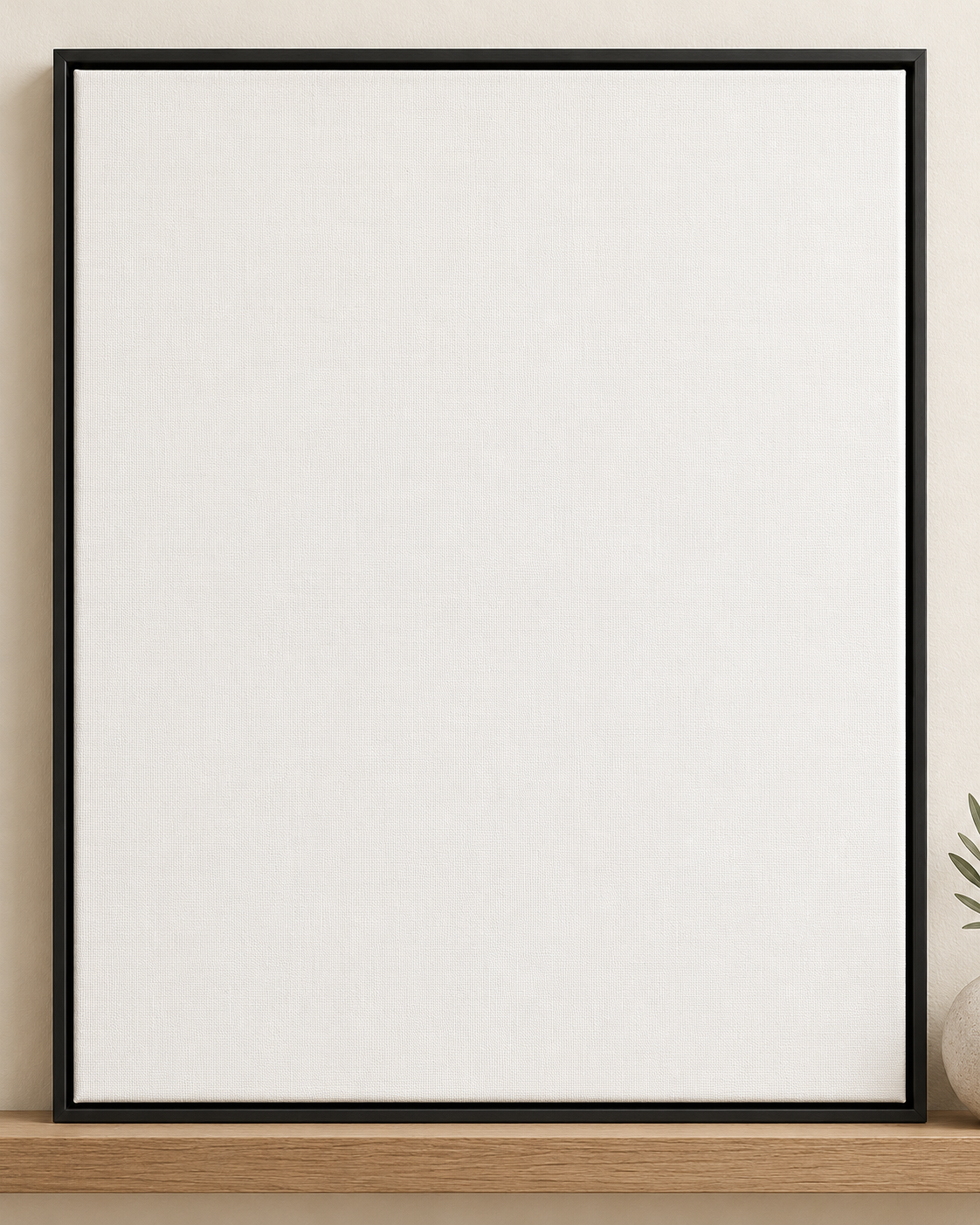 Colorful design on Framed Canvas 4:5 portrait - Gallery Shelf, Gallery Shelf