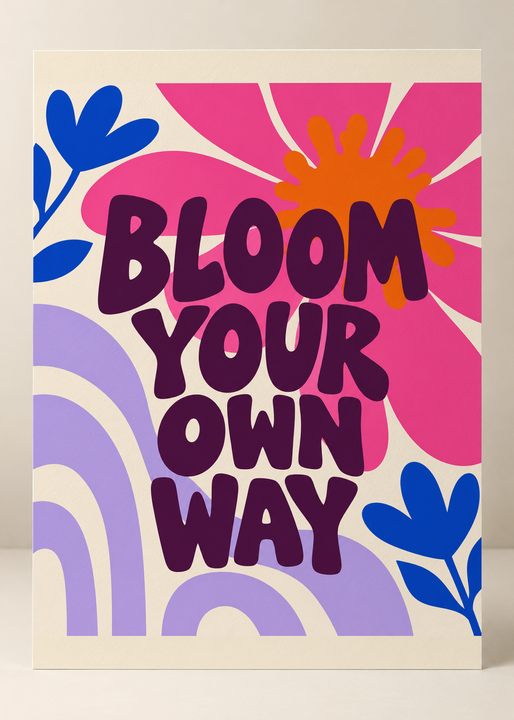 Colorful design on Matte Poster 5:7 portrait - Neutral Studio, Neutral Studio