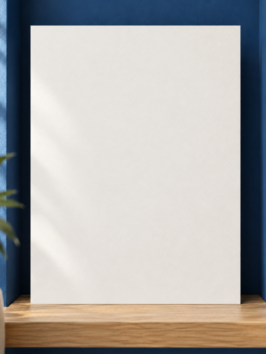 Colorful design on Matte Poster 3:4 portrait - Cobalt Alcove, Cobalt Alcove