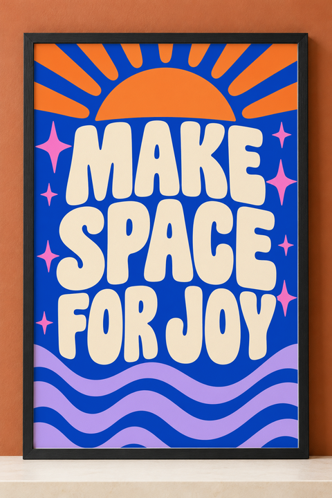 Colorful design on Framed Poster 2:3 portrait - Orange Gallery, Orange Gallery