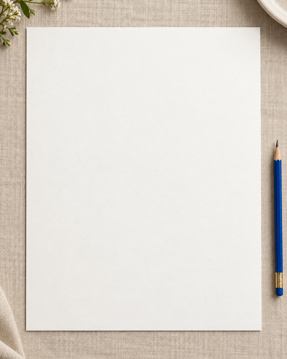 Colorful design on Matte Poster 4:5 portrait - Linen Desktop, Linen Desktop