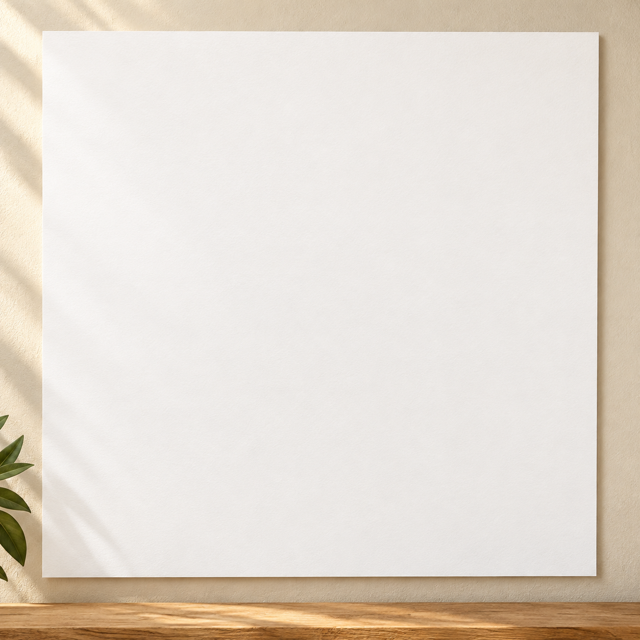 Colorful design on Matte Poster 1:1 square - Warm Minimal Entry, Warm Minimal Entry
