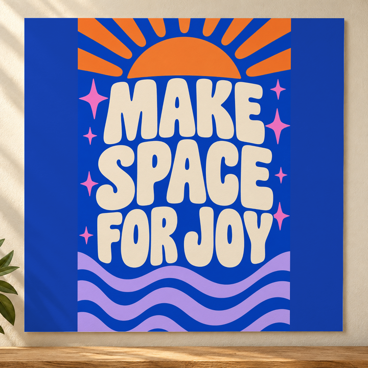 Colorful design on Matte Poster 1:1 square - Warm Minimal Entry, Warm Minimal Entry