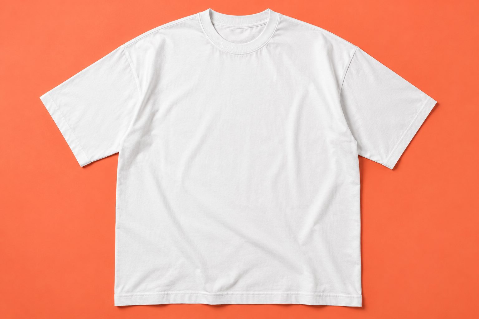 Oversized T-Shirt - Coral Studio Mockup mockup template preview