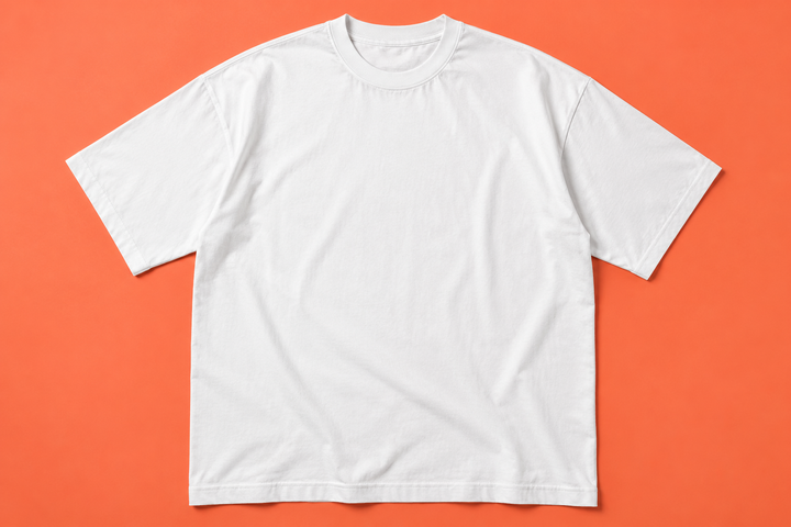 Oversized T-Shirt - Coral Studio Mockup mockup template