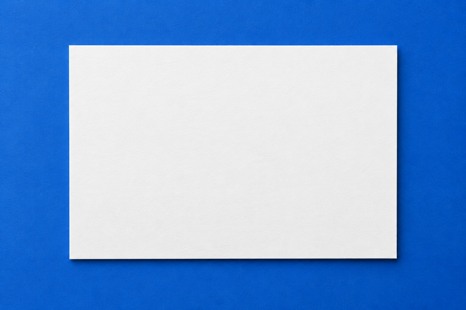 Postcard - Cobalt Flat Lay Mockup mockup template preview
