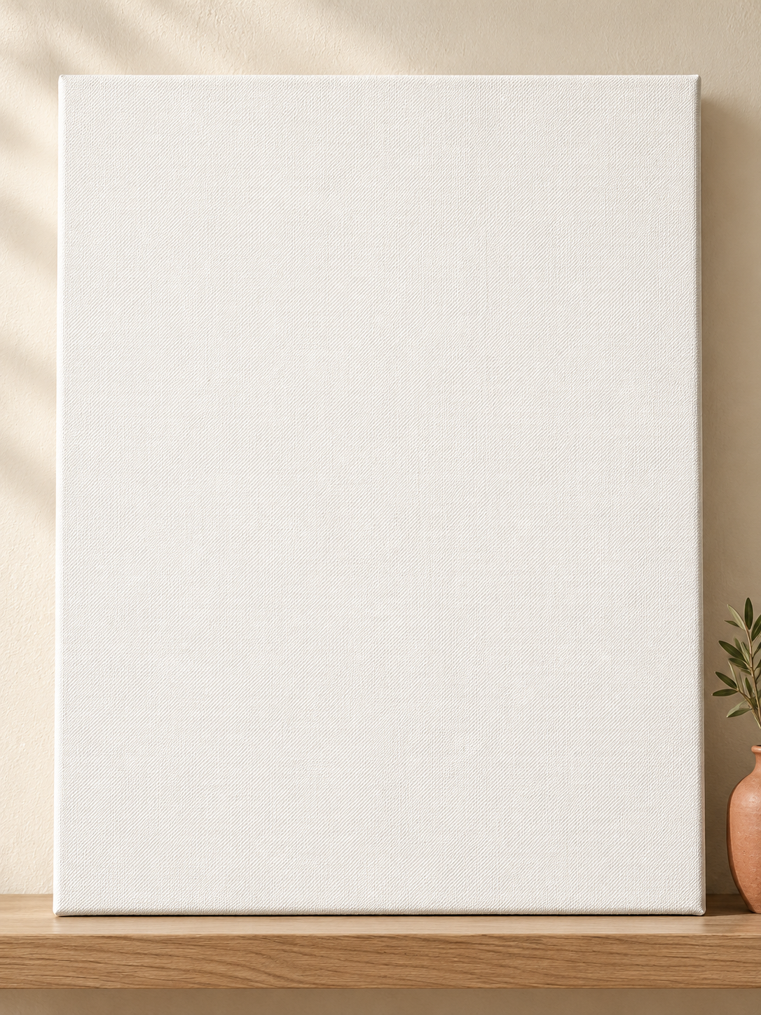 Colorful design on Stretched Canvas 3:4 portrait - Sunny Shelf, Sunny Shelf