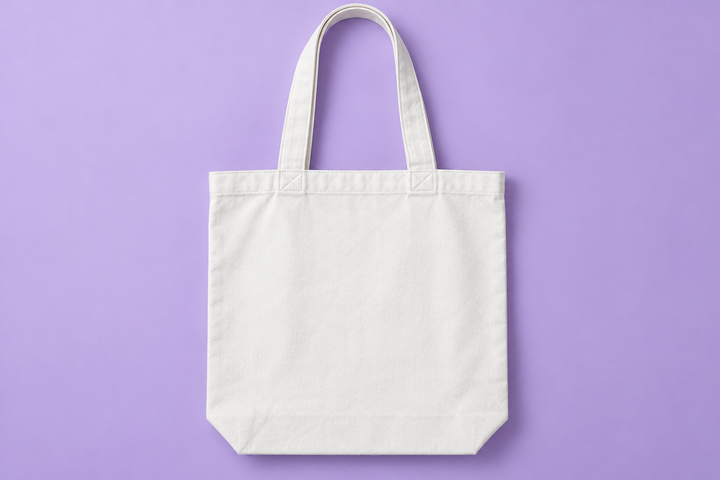 Canvas Tote - Lavender Hanging Scene Mockup mockup template