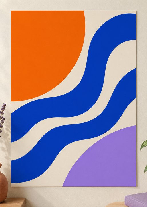 Colorful design on Matte Poster 5:7 portrait - Creative Office, Creative Office