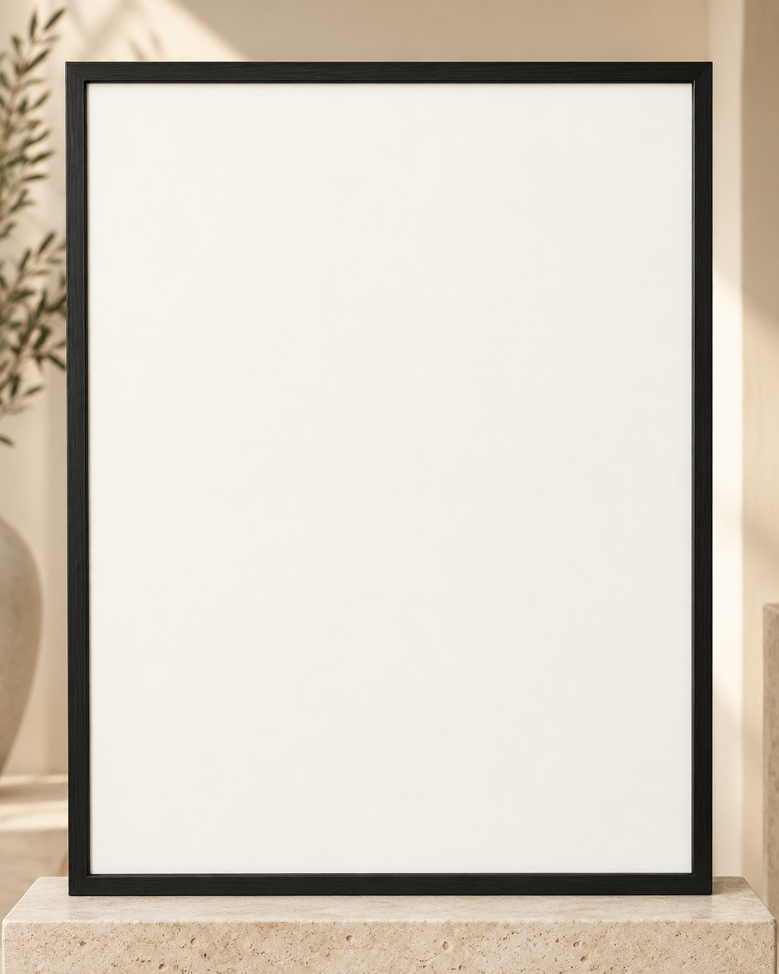 Colorful design on Framed Poster 11:14 portrait - Gallery Pedestal, Gallery Pedestal