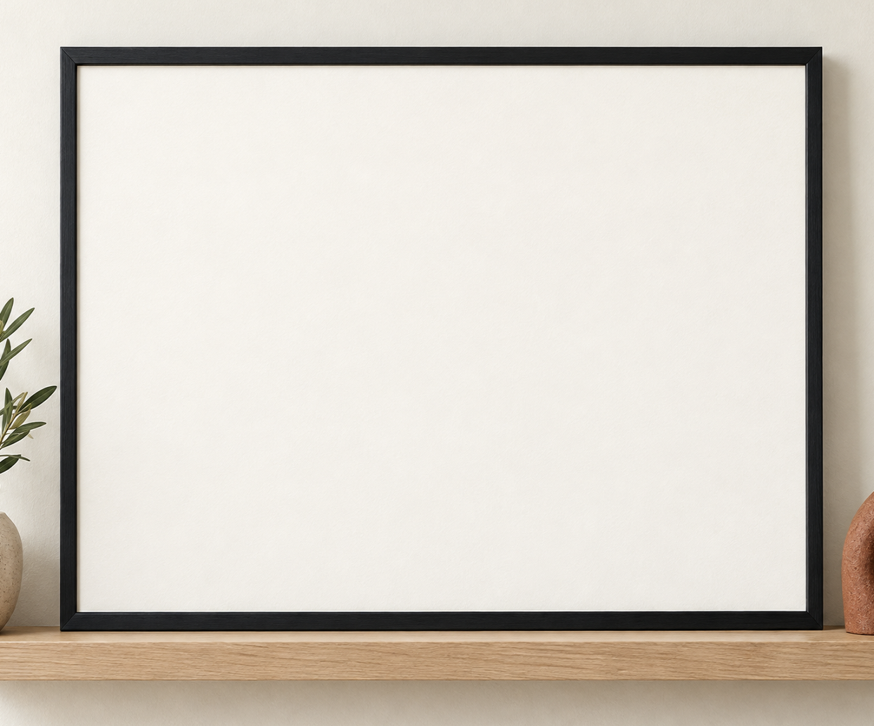 Colorful design on Framed Poster 4:3 landscape - Gallery Shelf, Gallery Shelf