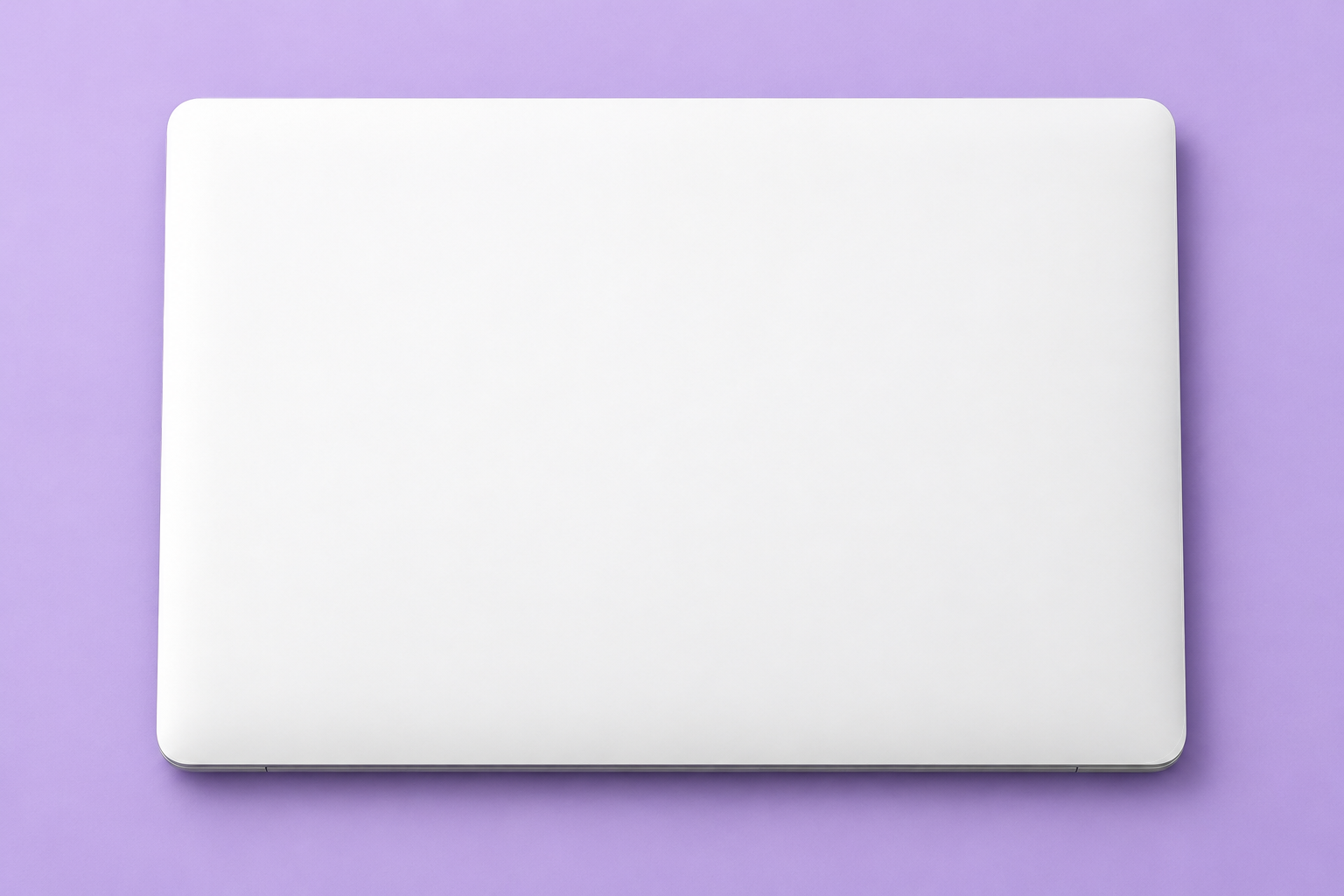 Laptop Skin - Lavender Desk Mockup mockup template preview