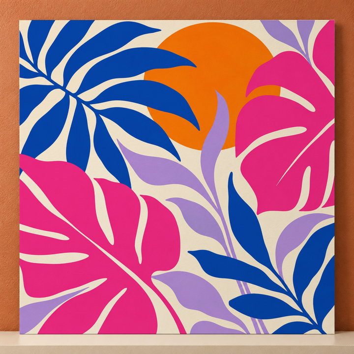 Colorful design on Matte Poster 1:1 square - Orange Gallery, Orange Gallery